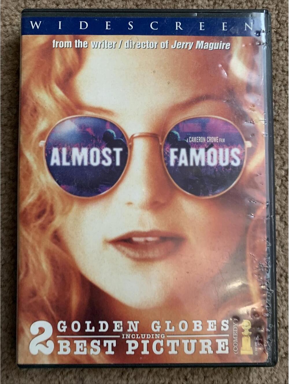 Almost Famous (DVD, 2001) damaged case #71